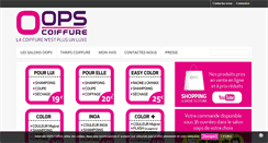 Desktop Screenshot of oops-coiffure-discount.com