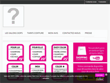 Tablet Screenshot of oops-coiffure-discount.com